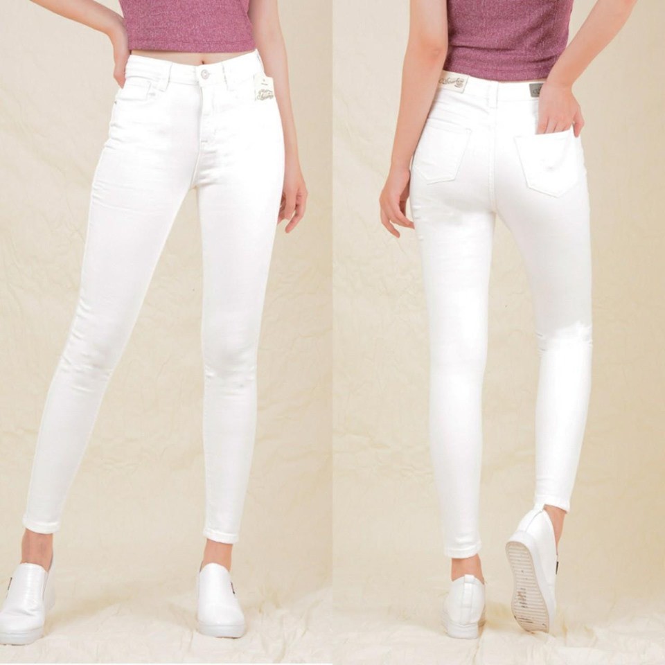 Quần bò ôm Body đen, trắng hàng Quảng Châu