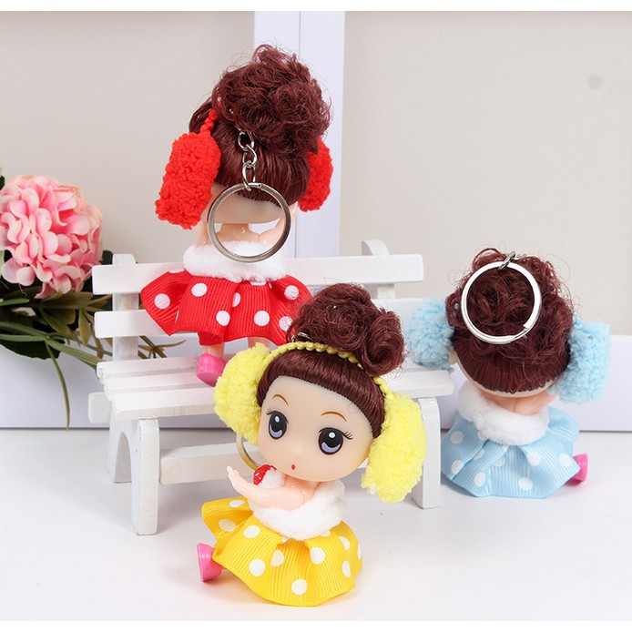 [HCM]MÓC KHÓA BÚP BÊ 9CM BABIE