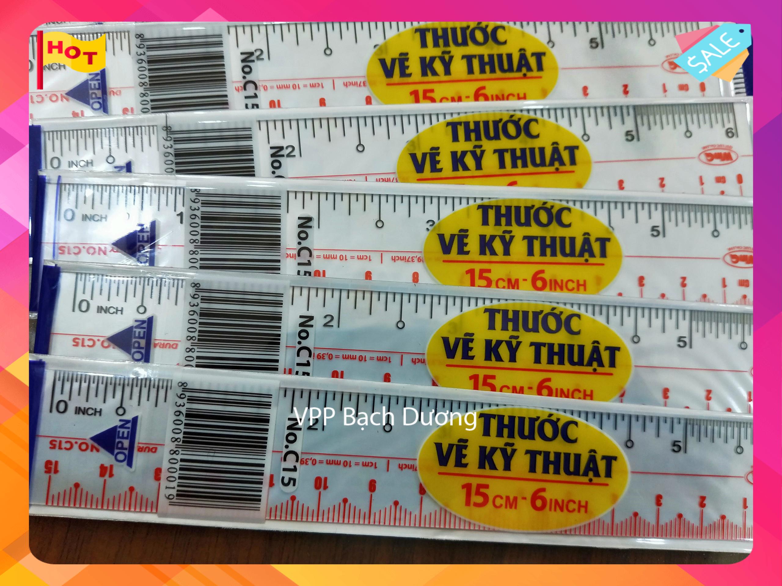 Thước dẻo 15cm winq no.c15 - cây
