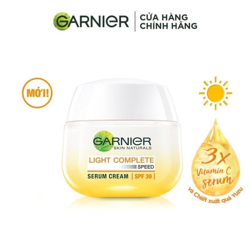 Kem dưỡng Ngày đêm trắng da Garnier
