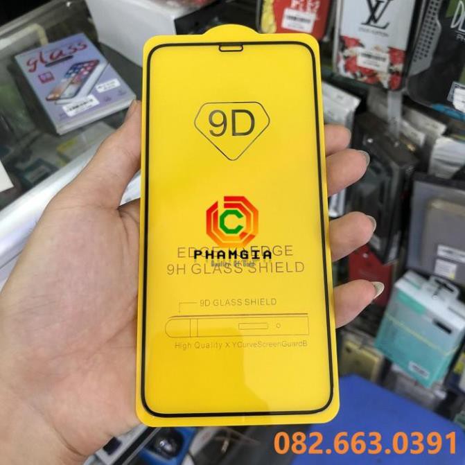 Kính Cường Lực iphone 11, 11 pro, 11 promax Full keo, full màn, tặng kèm lau và hít bụi