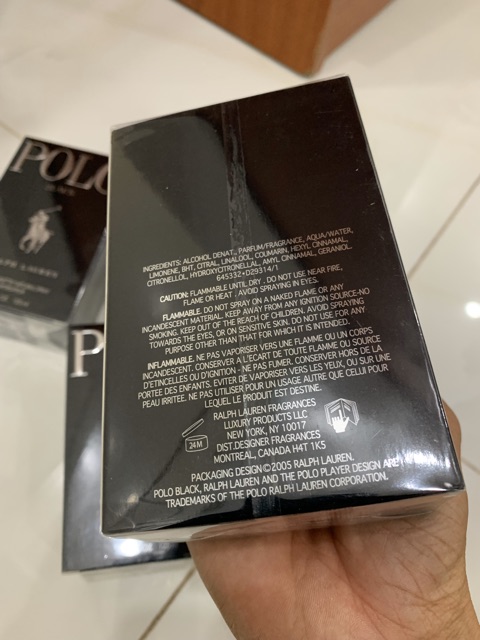 [HCM]Nước hoa polo black 125ml full seal