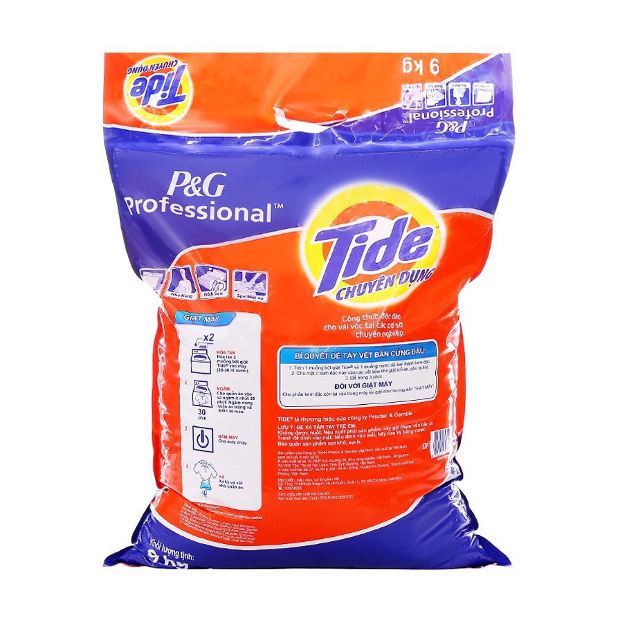 [HCM]Bột Giặt Tide Trắng Đột Phá Túi 8.5kg