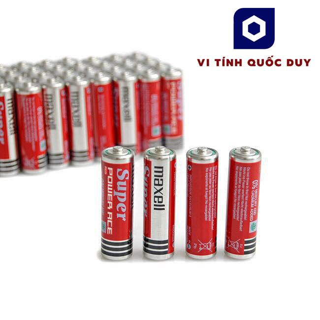[HCM]5 vỉ 20 viên Pin tiểu 2A lớn Maxell. Made in Indonesia.