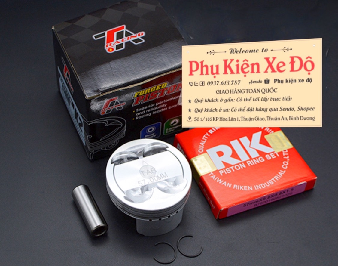 BỘ PISTON NÉN TAR-FJN 57MM CHO EXCITER