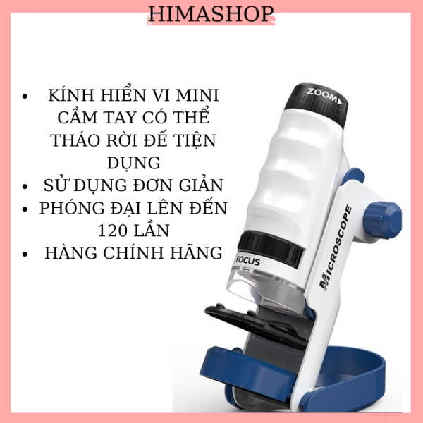 Kính Hiển Vi Điện Tử Sinh Học, Quang Học Cầm Tay Mini Cho Bé HIMASHOP H033