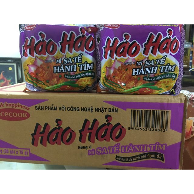 Mì Hảo Hảo Sa Tế Hành Tím 30 gói