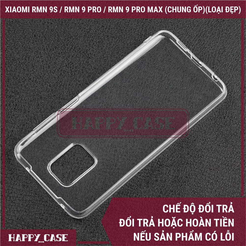 Ốp Lưng Điện Thoại XIAOMI REDMI NOTE 9S / NOTE 9 PRO / NOTE 9 PRO MAX (CHUNG ỐP)(LOẠI ĐẸP) Thin Transparent Silicon