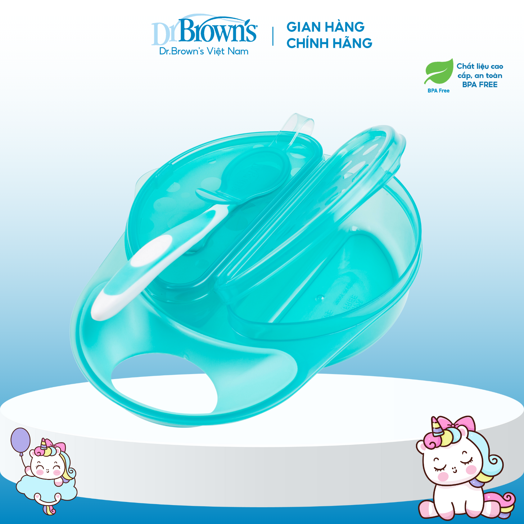Bát ăn dặm 2 ngăn Dr.Brown's