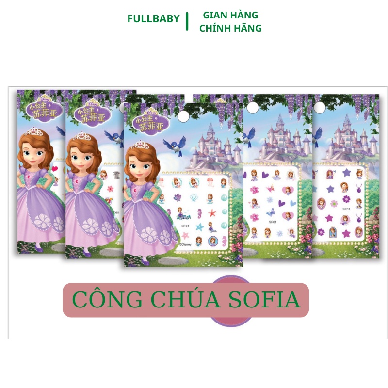 Miếng dán móng tay cho bé sticker 3D nhiều mẫu mới cho bé