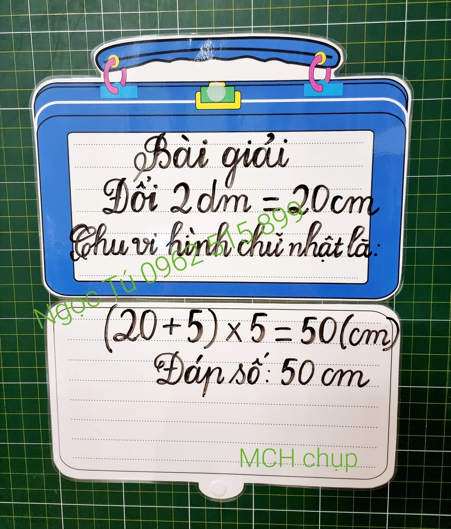 Đồ dùng dạy học mch - chiếc cặp bí mật .