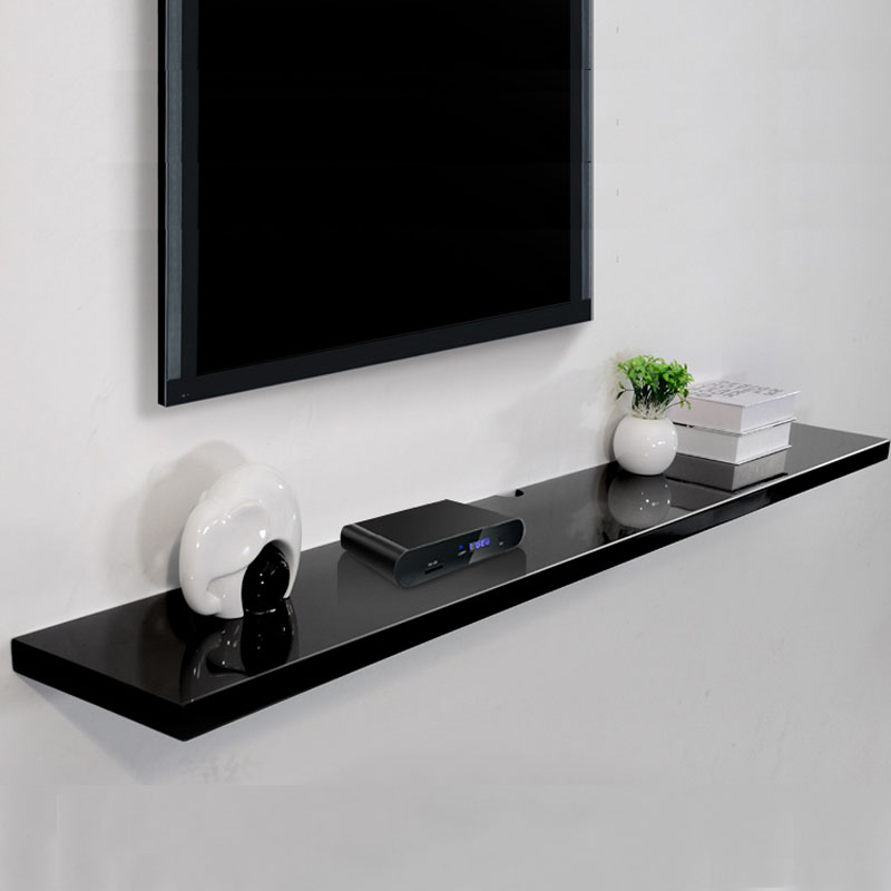 Kệ treo tường Tivi 1 Thanh Ngang ( KT60x20cm) - Kệ Treo Tường Gỗ Lõi Xanh Chống Ẩm +Tặng phụ kiện lắp đặt