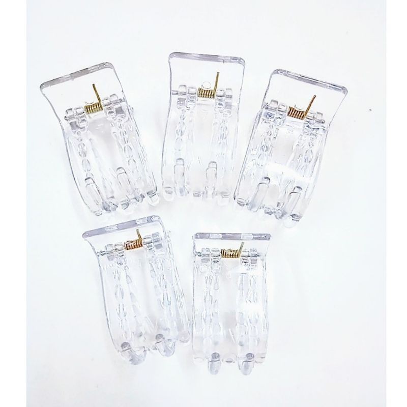 Sỉ 12 chiếc cặp tóc càng cua trong suốt 5 răng
