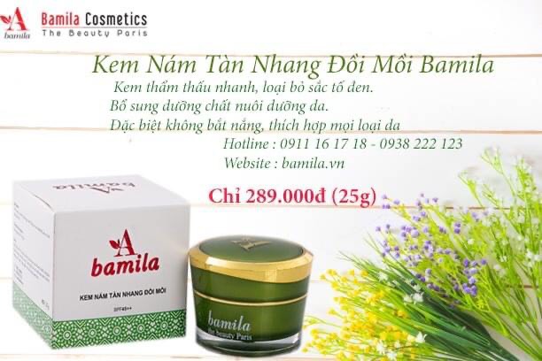 Kem Bamila 4 Loại Dòng 25G (Mụn Thâm-Tái Tạo-Nám Tàn Nhang-Se Khít Chân Lông)
