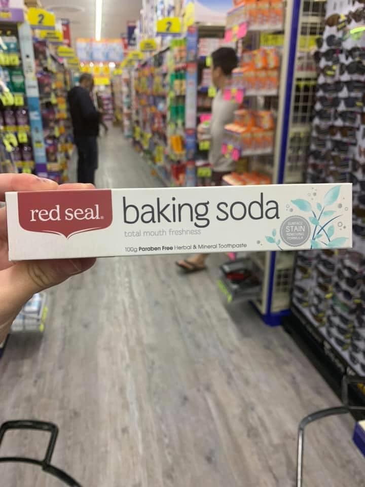 [HCM]KEM ĐÁNH RĂNG HỮU CƠ RED SEAL BANKING SODA