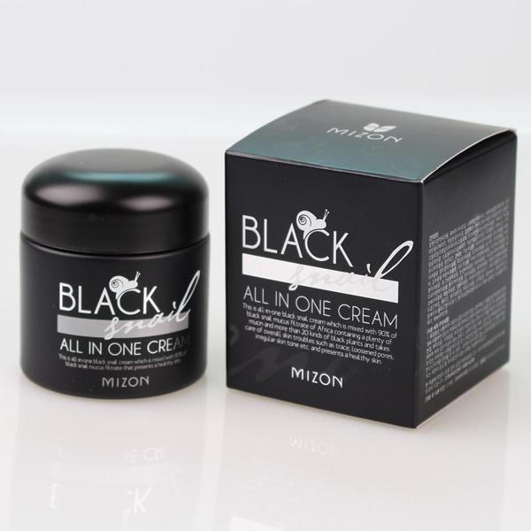 [HCM]Kem dưỡng tái tạo da dịch ốc sên Mizon Black Snail All In One Cream 75ml