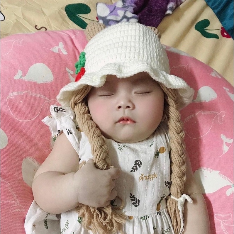 NÓN LEN CHERRY CHO BÉ SIÊU CƯNG ❣️