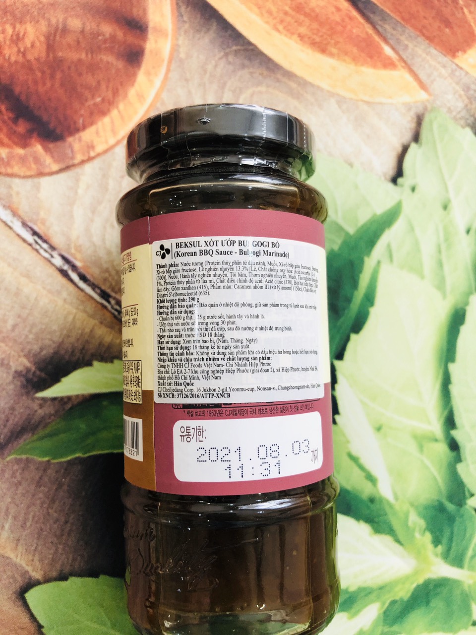 sốt ướp thịt bò Beksul 290g - doanvat_hangduong