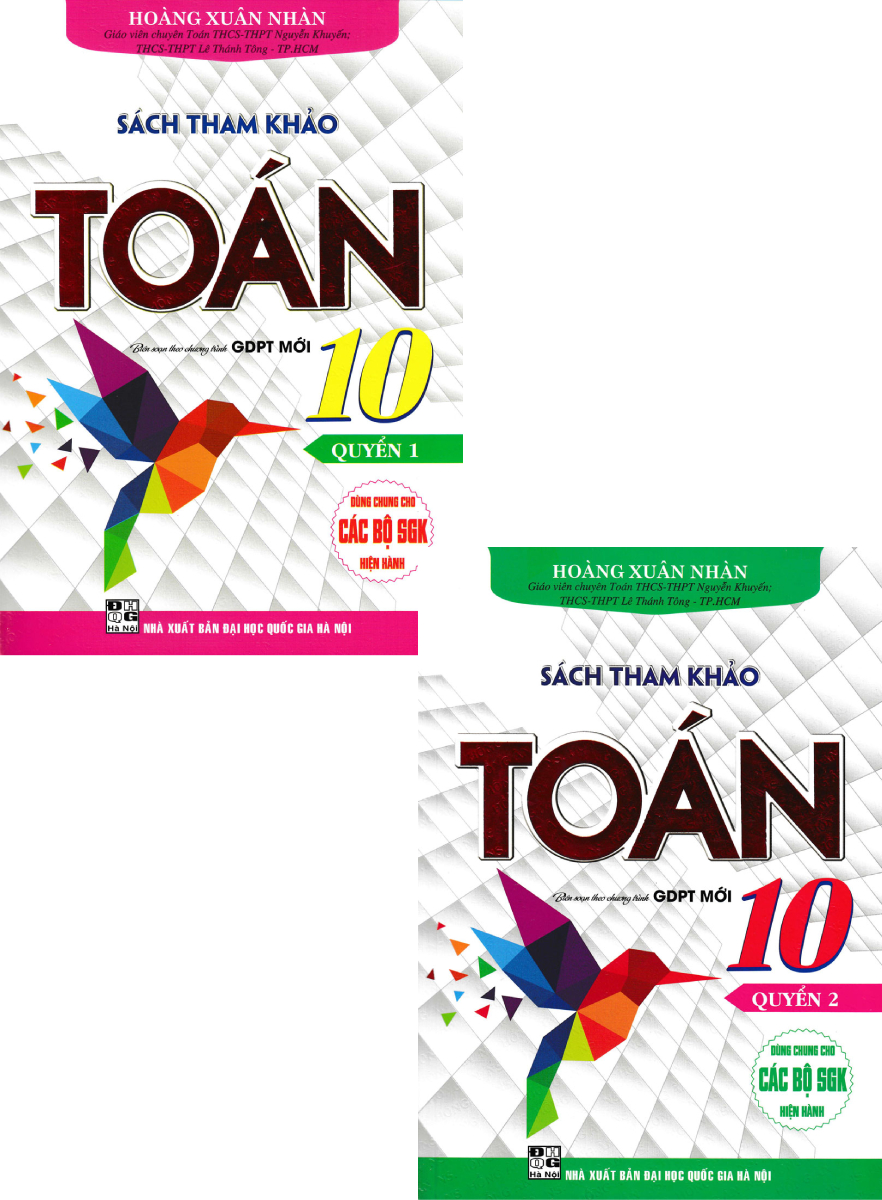 Combo sách tham khảo toán 10 - biên soạn theo chương trình gdpt mới