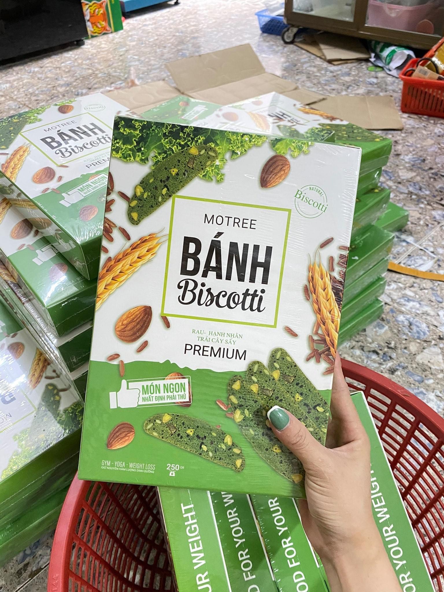[100% Chính Hãng] Bánh ăn kiêng biscotti motree Ăn kiêng