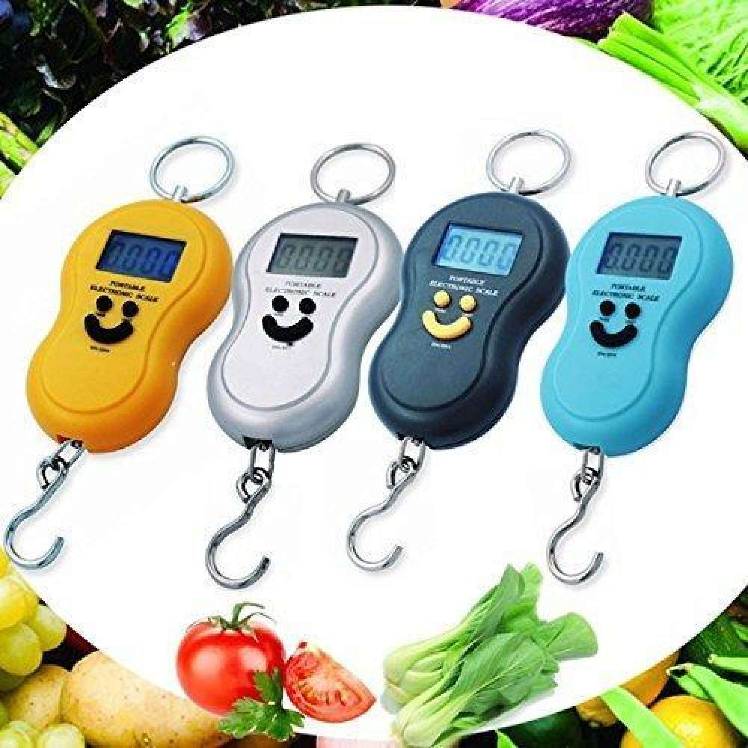 Cân điện tử cầm tay du lịch portable mini 50kg - 10gr