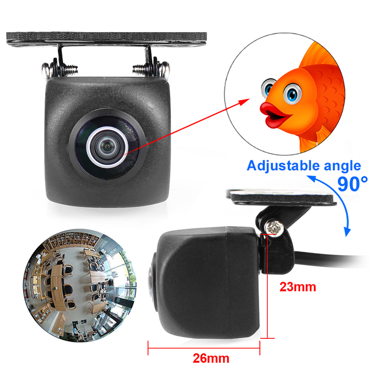 Camera lùi AHD 1080P độ nét cao dùng cho màn hình ô tô FA816 - Công nghệ cảm biến quang học - Camera chip: AHD/Sony OV225 - Góc quay rộng: 170 độ