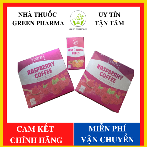 Gói lẻ Cà phê Mâm Xôi Raspberry - Cà phê giảm cân - Giảm mỡ bụng - Green Pharma 1