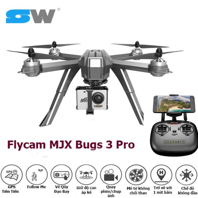 [SWTOYS] FLYCAM MJX Bugs 3 Pro GPS Cao Cấp,Có Sẵn Camera C6000 1080P Hiện Đại, Mô Tơ Không Chổi Than, Điều Khiển Từ Xa RC Drone
