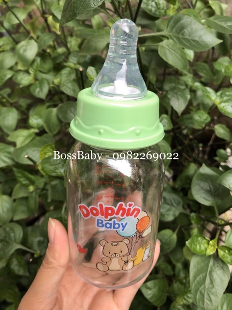 Bình Sữa Dolphin Cổ Hẹp 120Ml/250Ml