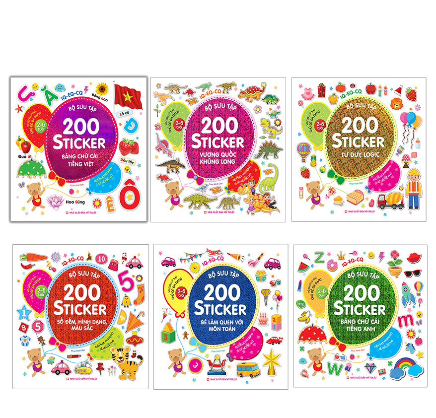 Combo Bộ sưu tập 200 sticker