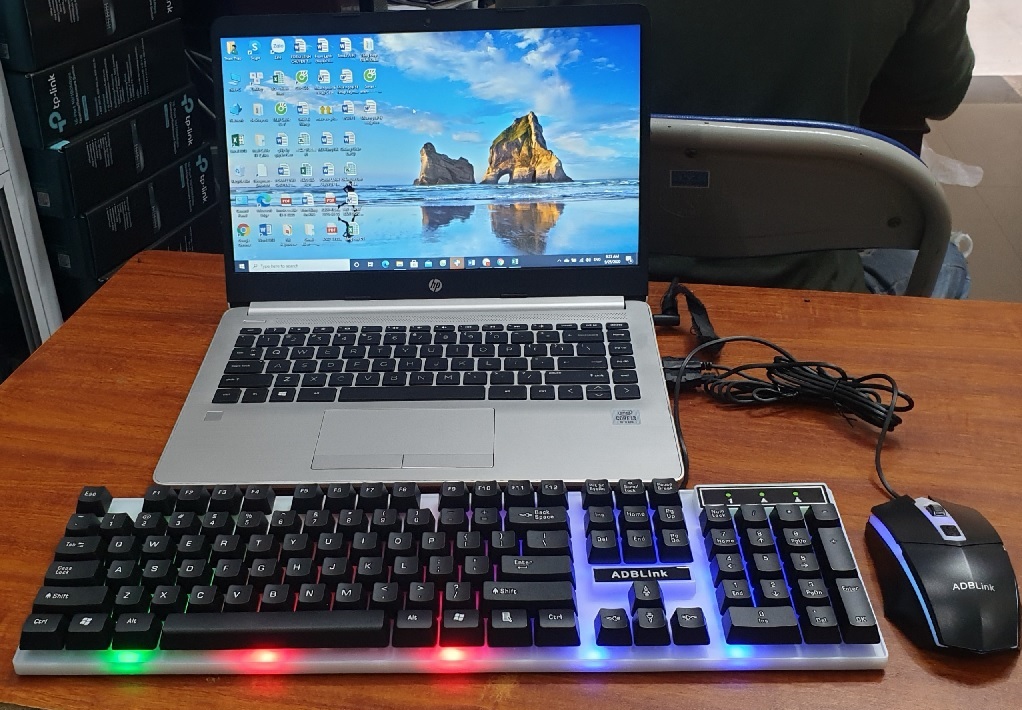 Bộ Bàn Phím Chuột Máy Tính Optical ADB Có Dây . Model : G21B Led