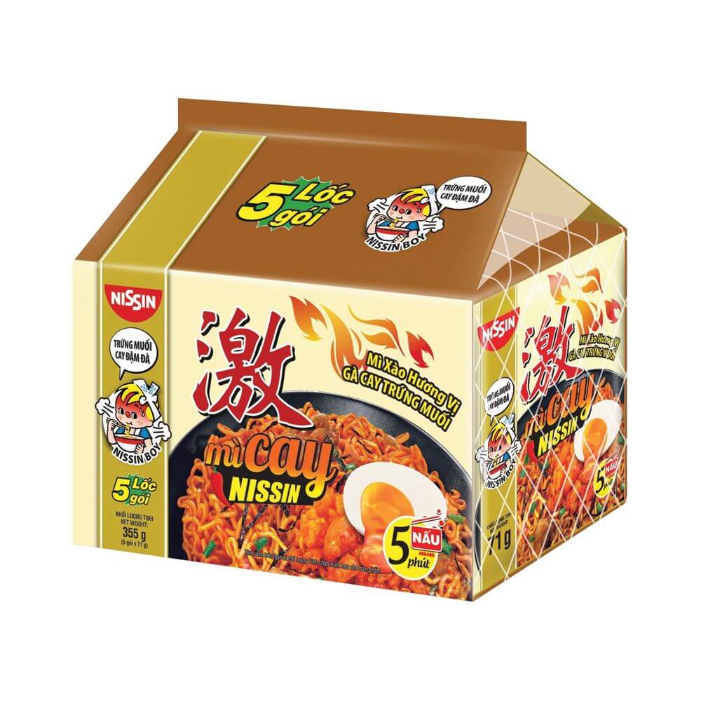 Mì Cay Hàn Quốc - Combo 10 gói Đủ Hương Vị Lựa Chọn