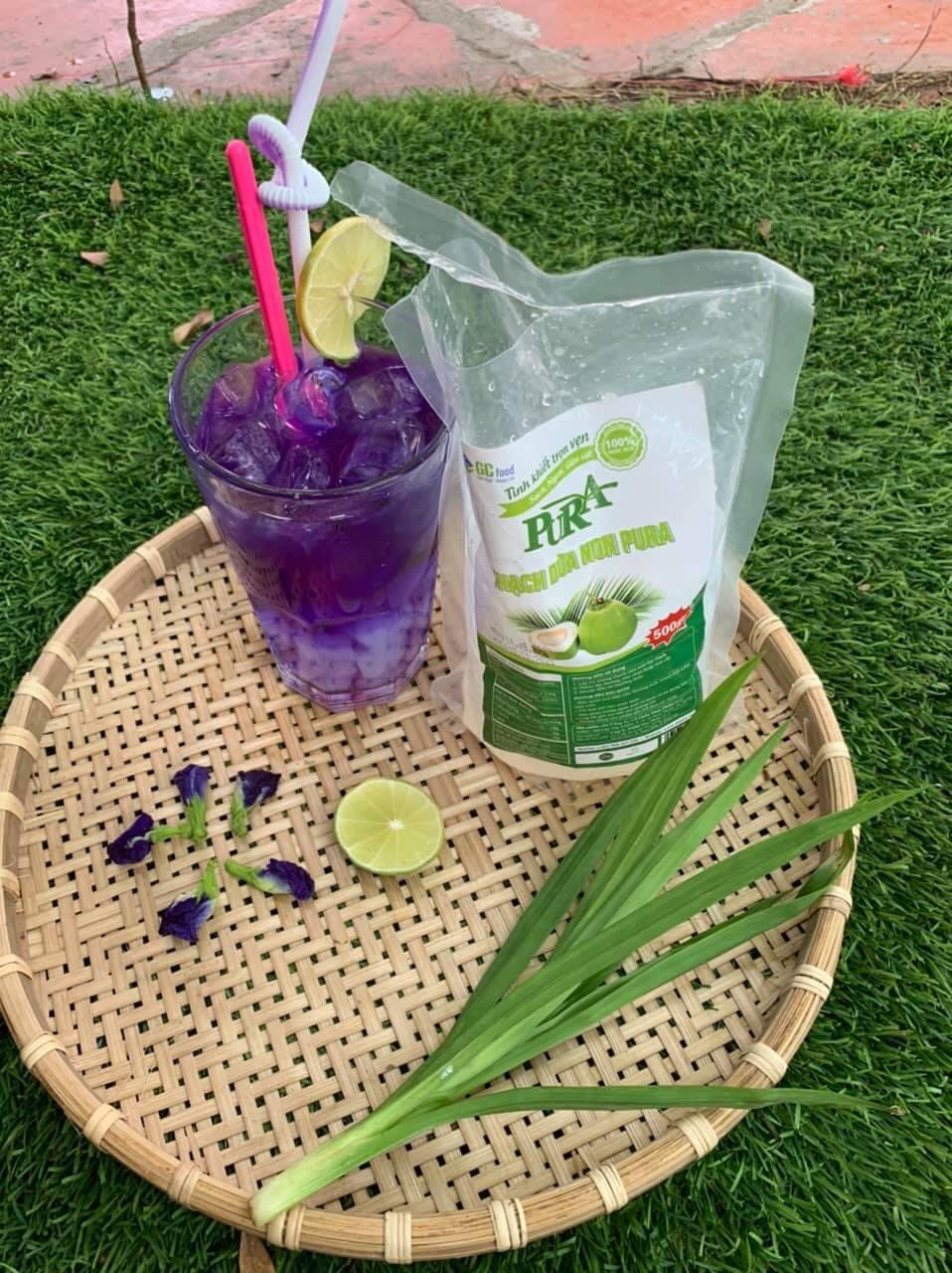 Thạch dừa, nha đam thanh mát cơ thể túi 500gram