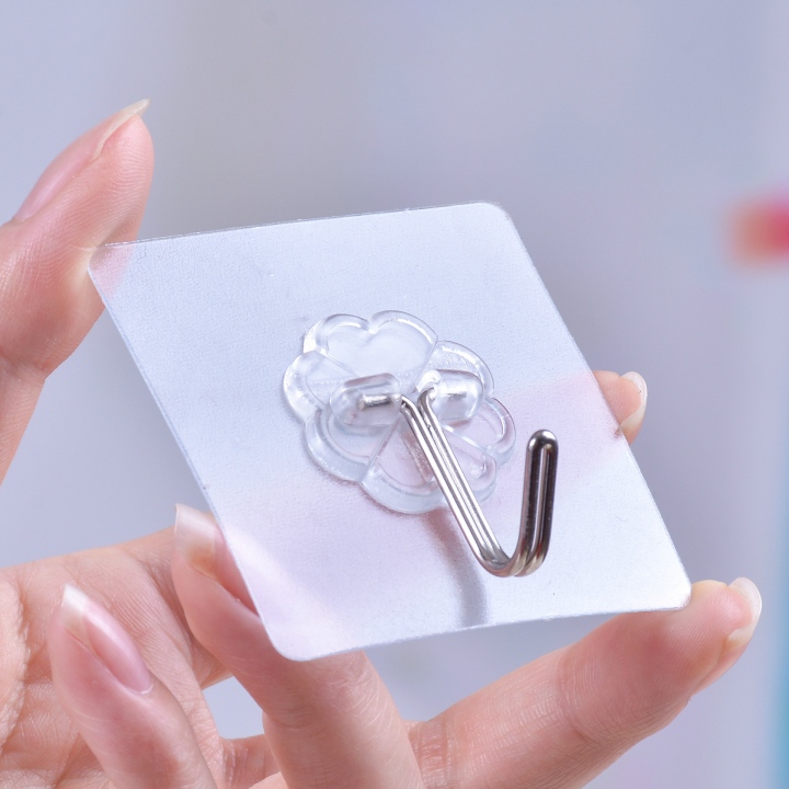 [HCM]Combo 20 Cái Móc Dán Tường Chịu Lực Trong Suốt