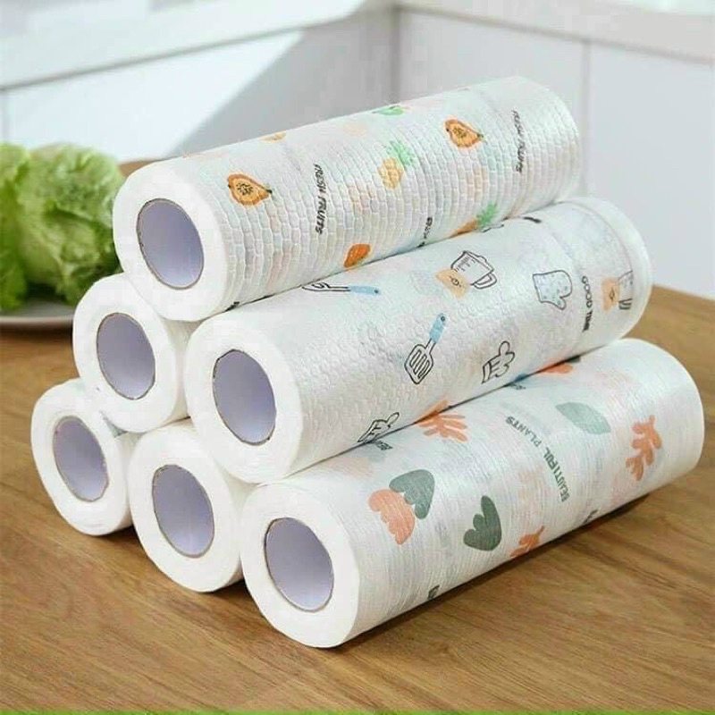 Cuộn Khăn Giấy Lau Bếp Đa Năng 20 - 25cm