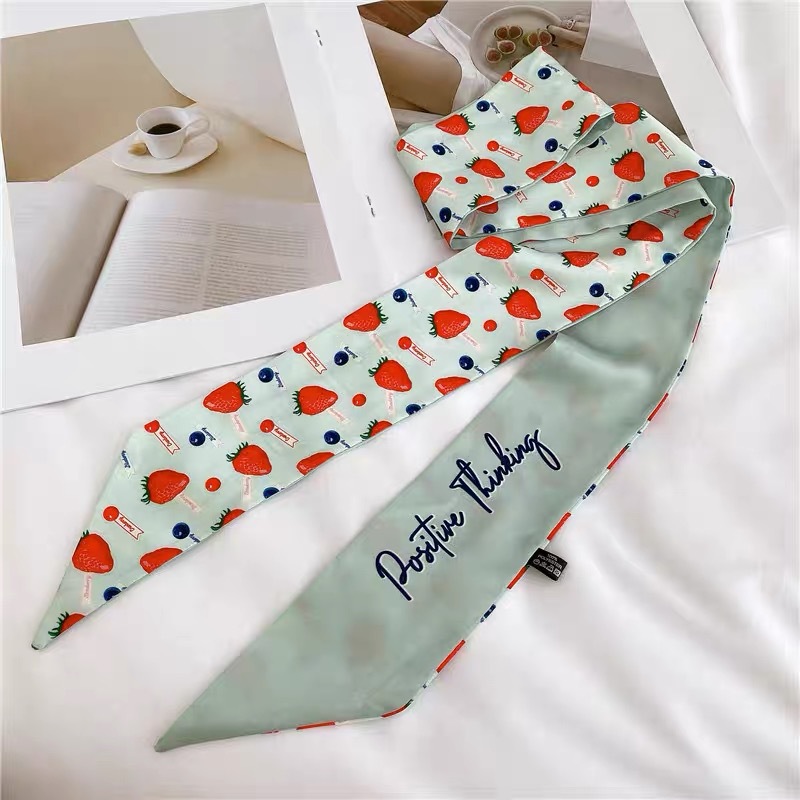 ️❤️FREESHIP️❤️ Dây buộc tóc thắt nơ vải lụa dài đa năng phong cách Hàn Quốc