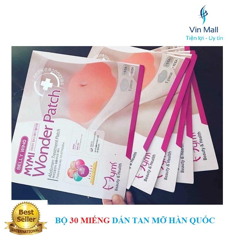 Bộ 30 Miếng Dán Tan Mỡ Bụng Mymi Wonder Patch Hàn Quốc
