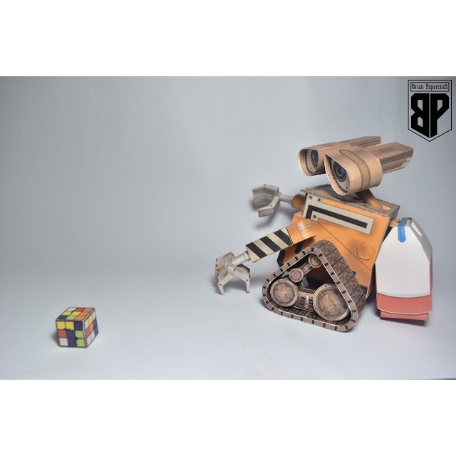 Mô hình giấy 3D Wall-E và Eve