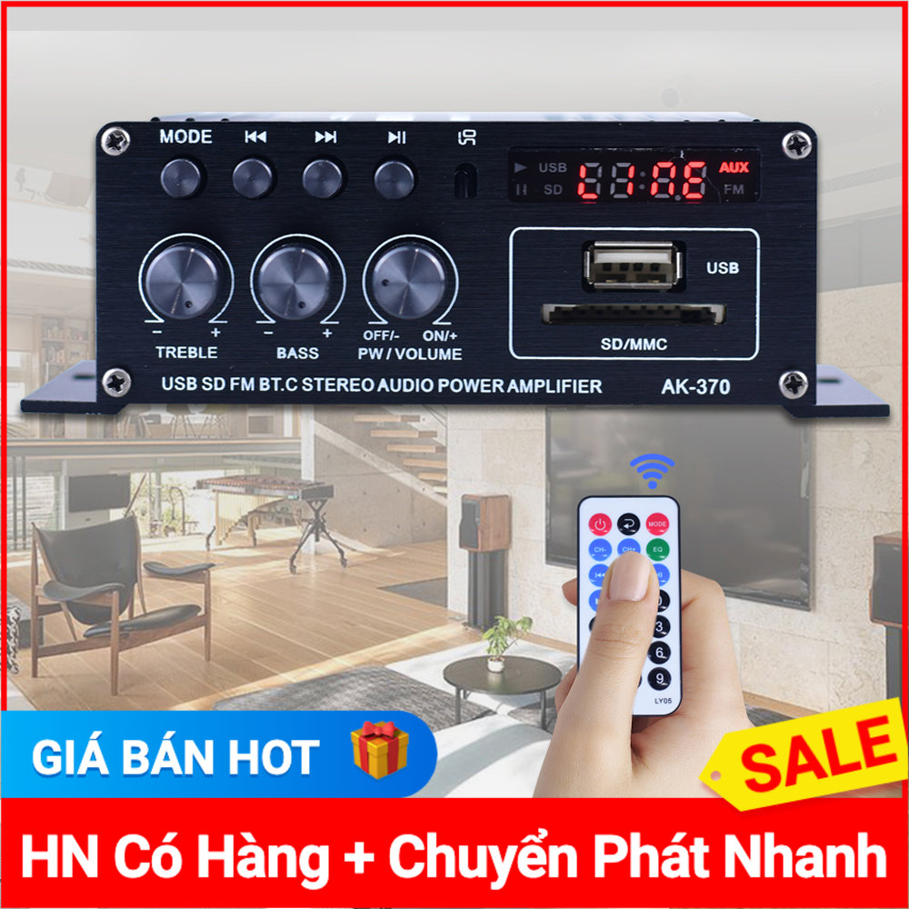 Rang chủ Bộ khuếch đại công suất âm thanh Bluetooth AC 220V 12v 24v Digital Bluetooth Stereo Amplifier Board Subwoofer Dual Amplifiers Bộ thu âm thanh nổi 2 kênh di động W / USB cho loa khuếch đại, PA, Đầu CD, Nhà hát, Sử dụng Studio