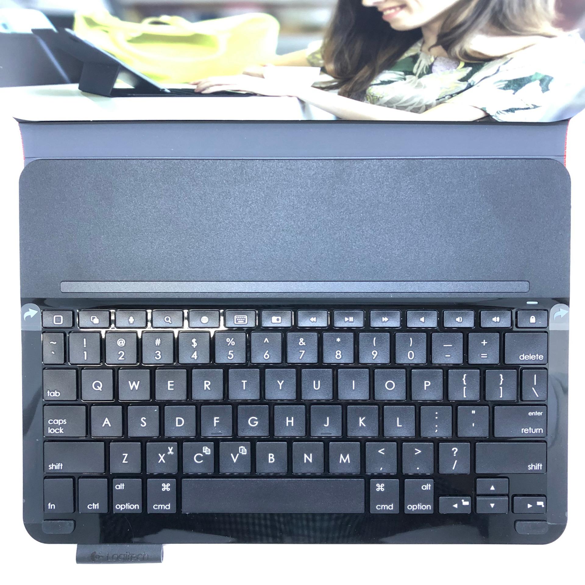 Bàn Phím iPad 6th 2018 Hiệu Logitech Type + Bluetooth Kiêm Bao Da Bảo Vệ Mới Full Box