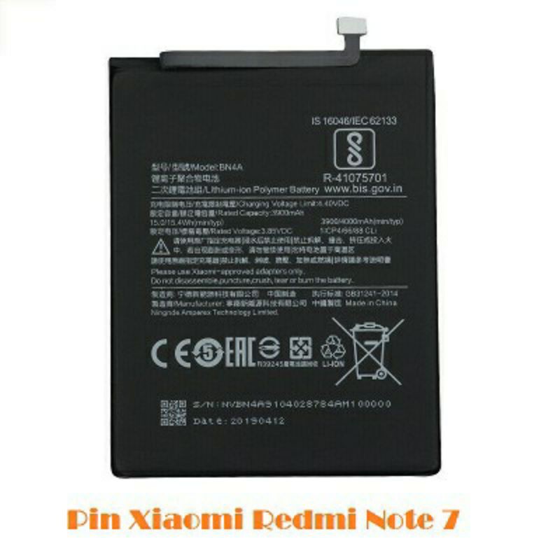 [ Bảo hành đổi mới ] Pin zin Xiaomi Redmi Note 7, Note 7 Pro BN4A