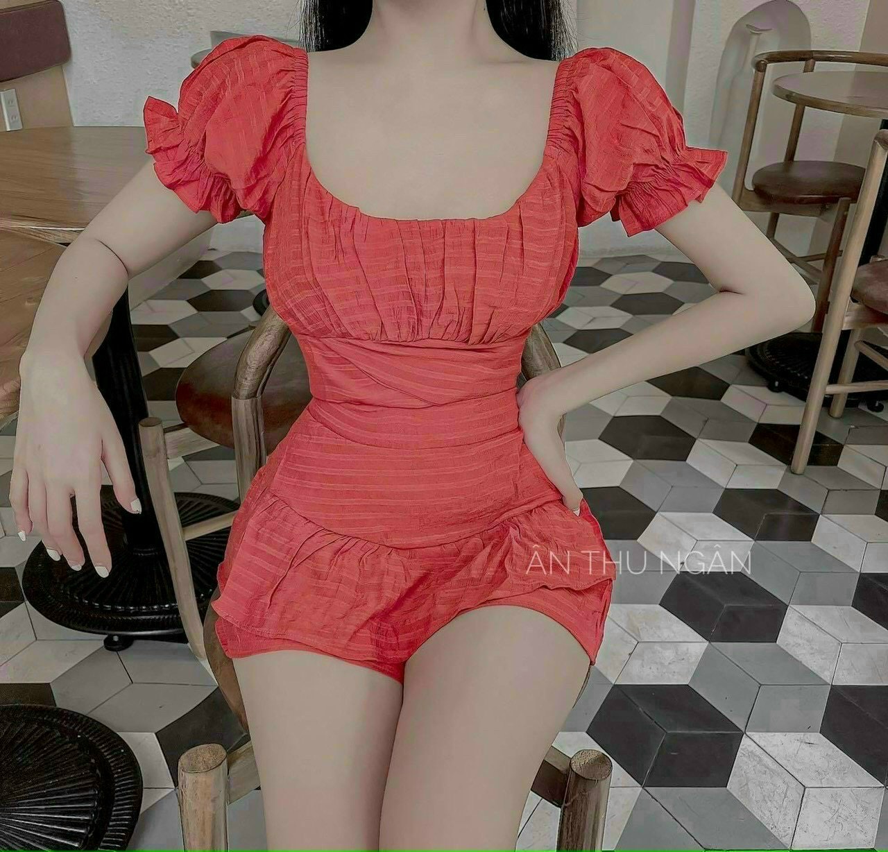 Đầm cột nơ lưng xing lung linh đủ màu như hình ld22