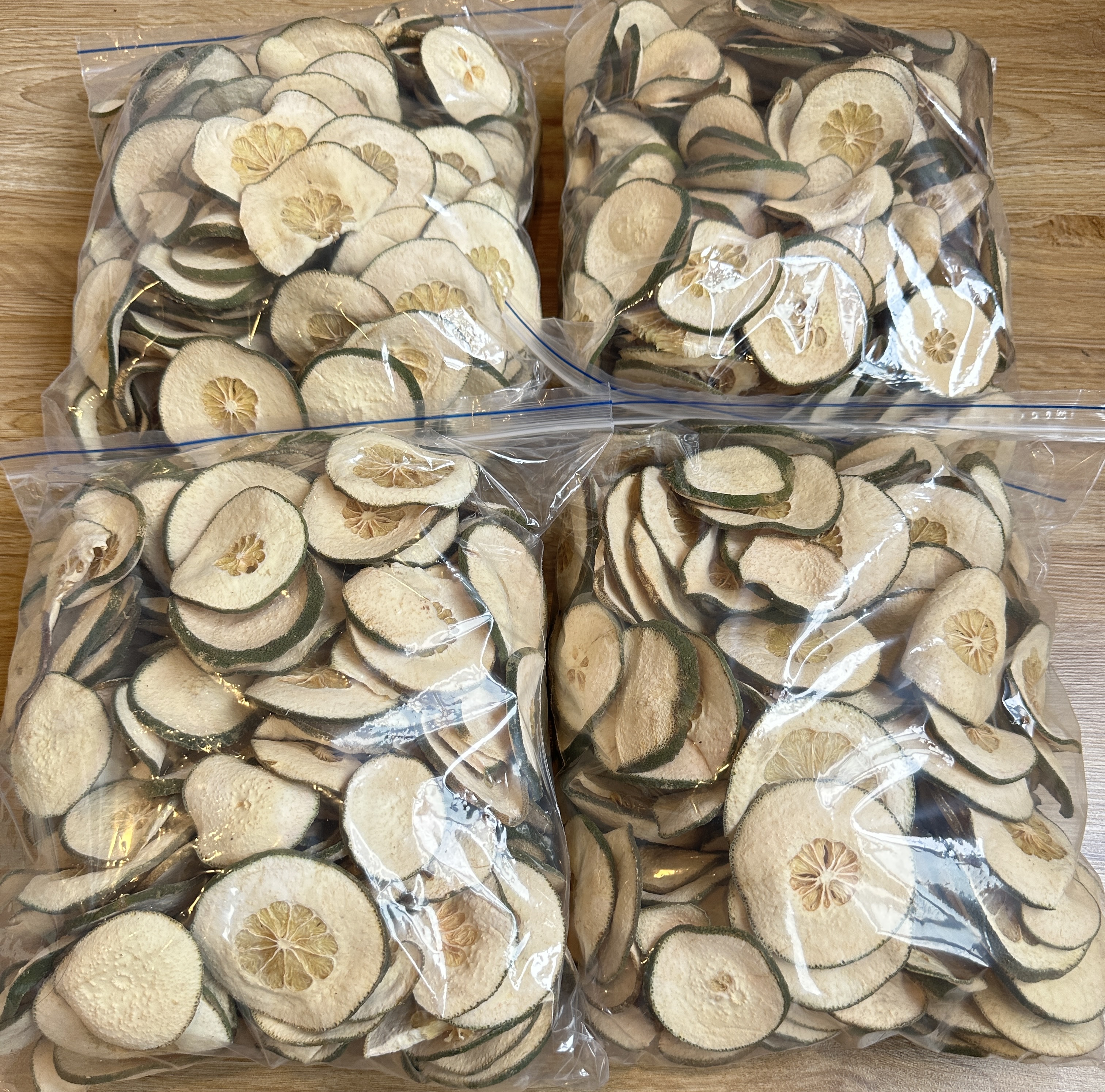 1Kg Bưởi non thái lát sấy khô