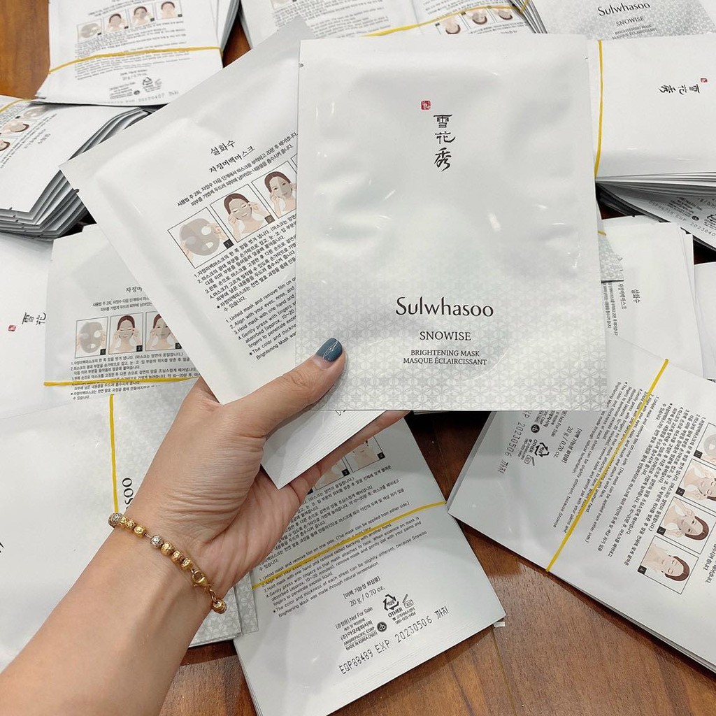 Combo 5 Miếng Mặt Nạ trắng da bạch sâm sulwhasoo