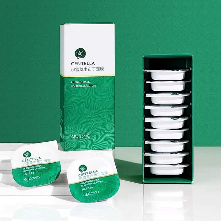 1 Tuýp Lẻ Mặt Nạ Đất Sét Rau Má BIOAQUA