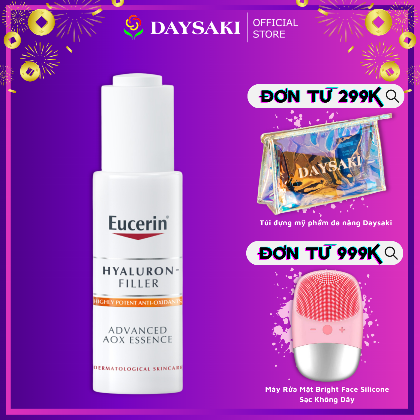 Eucerin Tinh Chất Chống Oxi Hóa Hyaluron Filler AOX Essence 30ml