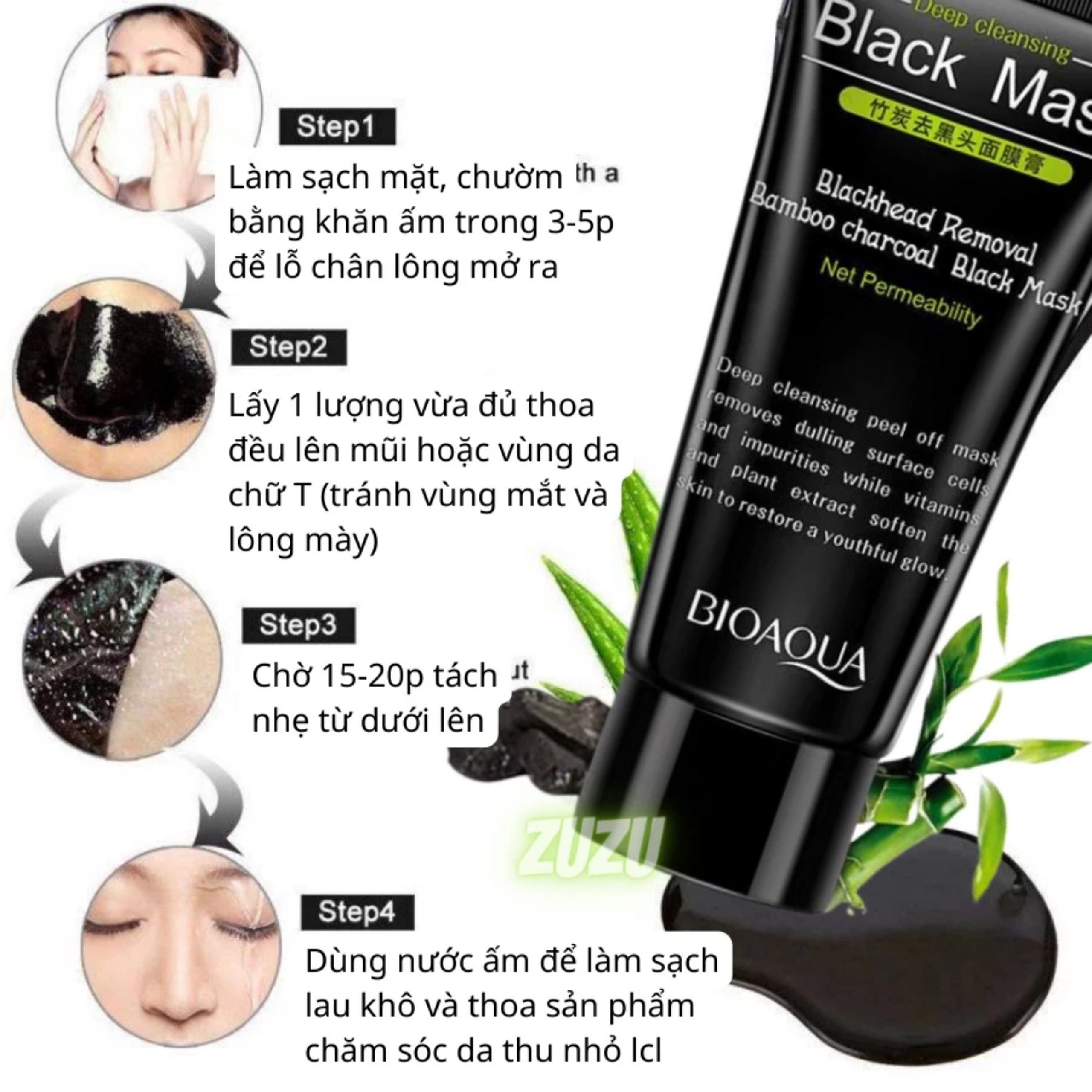 Gel Lột Mụn Bioaqua Sạch Mụn Sáng Da