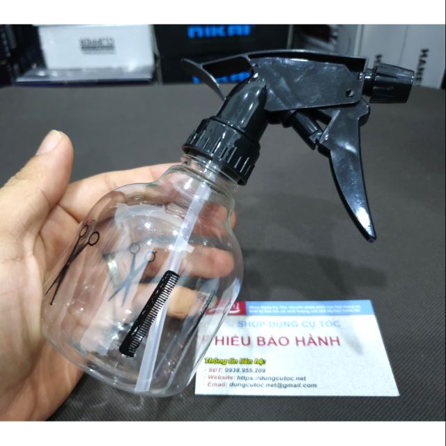Bình xịt nước cắt tóc nam dung tích 200ml.