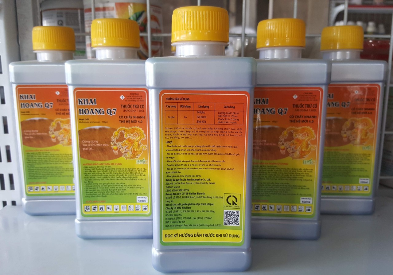 Thuốc diệt cỏ KHAI HOANG Q7 - Chai 450ml