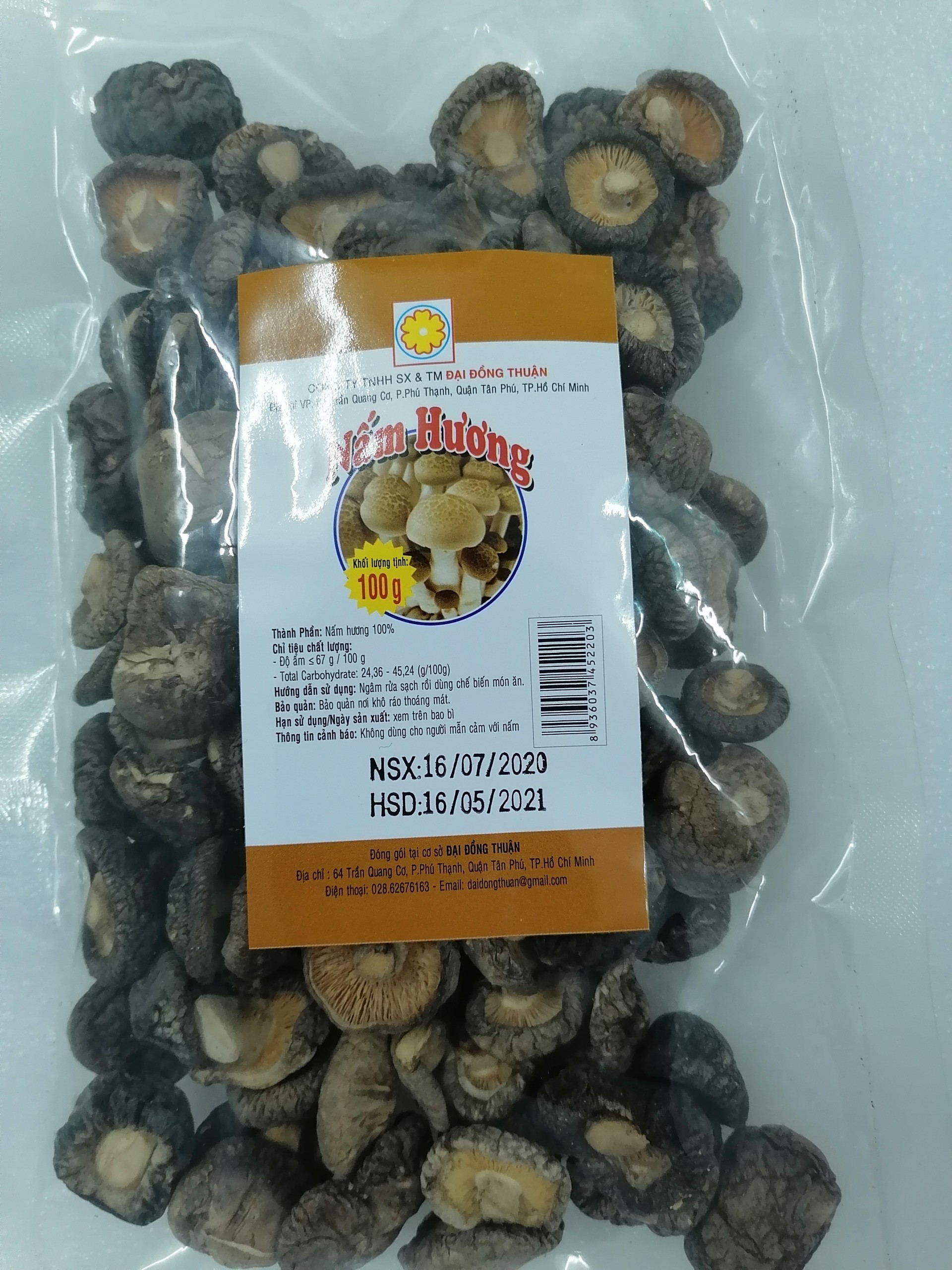 Nấm đông cô đại đồng thuận mushrooms